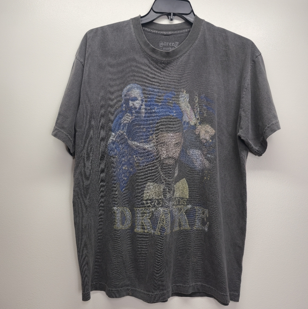 Y2K DRAKE The Boy Vintage Wash T-shirt Medium Street Market Wu Tang Hip Hop Rap